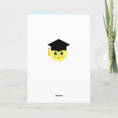Carte de Félicitations pour la Remise de Diplômes (Dos)
