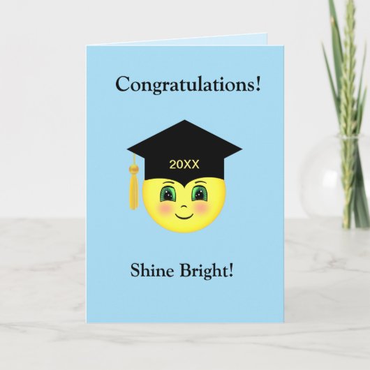 Carte de Félicitations pour la Remise de Diplômes (Devant)