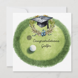 Carte de félicitations pour la remise de diplômes 