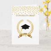 Carte de Félicitations pour la Remise des Diplômes (Fleur jaune)