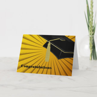 Carte de Félicitations pour la Remise des Diplômes