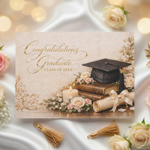 Carte de Félicitations pour la Remise des Diplômes