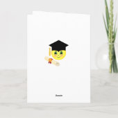 Carte de Félicitations pour la Remise des Diplômes (Dos)