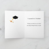 Carte de Félicitations pour la Remise des Diplômes (Intérieur)