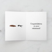 Carte de félicitations pour la retraite amusante (Intérieur)