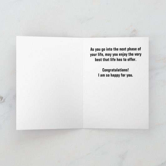 Carte de félicitations pour la retraite Best of Li (Intérieur)