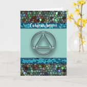 Carte de félicitations pour l'anniversaire de la r (Fleur jaune)