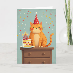 Carte de félicitations pour l'anniversaire d'un ch