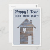 Carte de félicitations pour le 1er anniversaire de (Devant / Derrière)