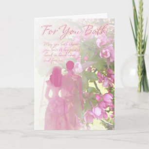 Carte de félicitations pour le jour du mariage