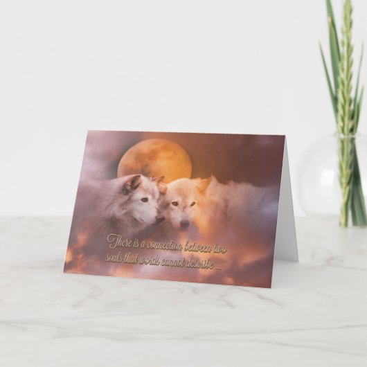 Carte de félicitations pour le jour du mariage de  (Devant)