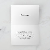 Carte de félicitations pour le mariage hindou (Intérieur)