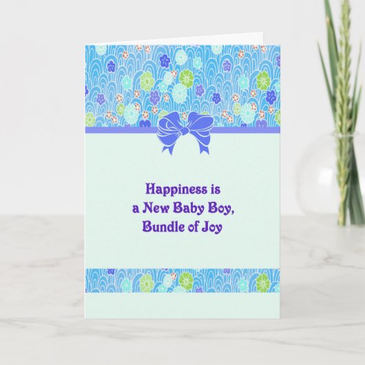 Carte de félicitations pour le nouveau bébé (Devant)