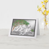 Carte de félicitations pour le nouveau concessionn (Fleur jaune)