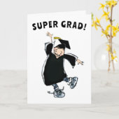 Carte de félicitations pour les diplômes (Fleur jaune)