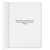 Carte de félicitations pour les entreprises 10 ans (Intérieur (Droit))