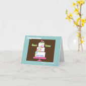 Carte de félicitations pour Mariage entièrement Cu (Fleur jaune)