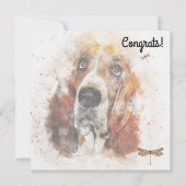 Carte de félicitations pour nouveau chien de compa (Devant)