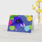 Carte de félicitations pour nouveau-né garçon Fleu (Fleur jaune)