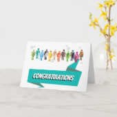 Carte de félicitations pour personne transgenre (Fleur jaune)