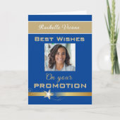 Carte de félicitations pour promotion avec photo (Devant)
