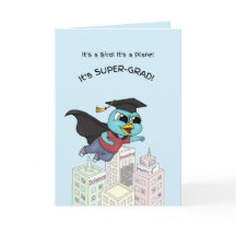 Carte de Félicitations pour Super Diplômé Bluebird