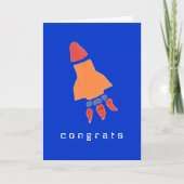 Carte de félicitations Rocket (Devant)