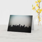 Carte de félicitations "Silhouette de St. Paul" (Fleur jaune)