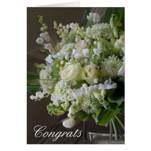 Carte de félicitations - Spray d'été (Devant)