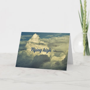 CARTE DE FÉLICITATIONS VOL