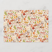 Carte de femme de chambre Bohème Séchée Rustique A (Dos)