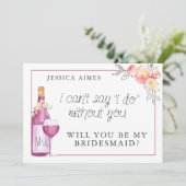 Carte de femme de chambre Brunch & Bubbly (Debout devant)