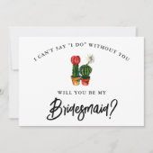 Carte de femme de chambre Fiesta Cactus (Devant)