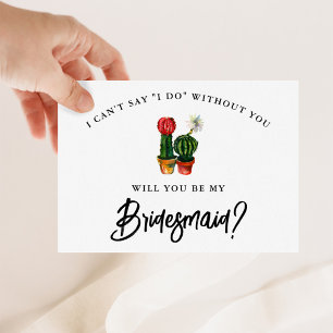 Carte de femme de chambre Fiesta Cactus