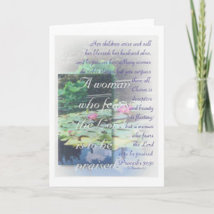 Carte de femme des proverbes 31