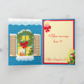 Carte de FENÊTRE de NOËL (Intérieur)
