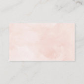 Carte de fermeture à rabat à parapluie rose (Dos)