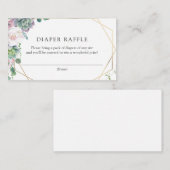 Carte de fermeture à rabat à trame dorée Succulent (Devant / Derrière)