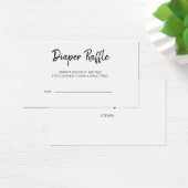 Carte de fermeture à rabat de Baby shower moderne (Bureau)