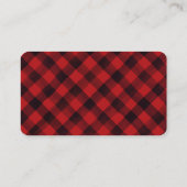 Carte de fermeture à rabat de chaudière rousse (Dos)