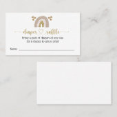 Carte de fermeture à rabat pour couche arc-en-ciel (Devant / Derrière)