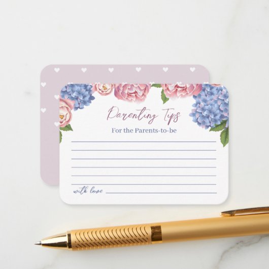 Carte de fermeture avec des conseils pour les pare (Devant/Arrière en situation)