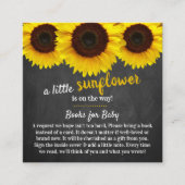 Carte de fermeture de demande de carnet de Baby sh (Devant)