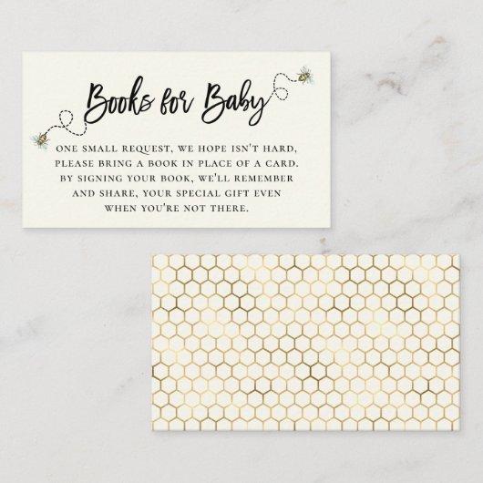 Carte de fermeture de la demande de carnet d'abeil (Devant / Derrière)