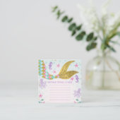 Carte de fermeture de la fête d'anniversaire à thè (Debout devant)