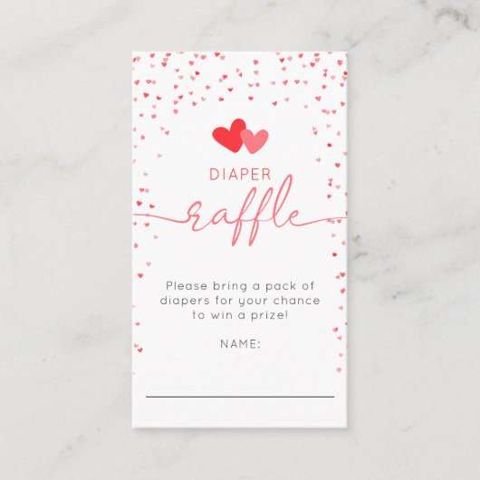 Carte de fermeture de la petite couche amoureuse (Devant)