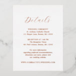 Carte de fermeture de mariage classique et élégant<br><div class="desc">Carte d'enceinte mariage de style classique avec un design simple avec le titre dans une calligraphie élégante.</div>