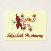 Carte de fermeture de saison d'automne / étiquette (Dos)