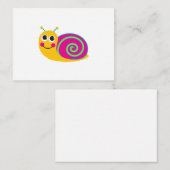 Carte de fermeture d'escargot (Devant / Derrière)