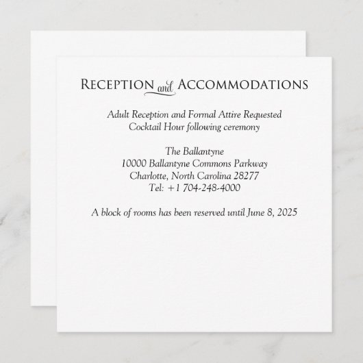 Carte de fermeture d'insertion de Noël Holly Holid (Devant / Derrière)